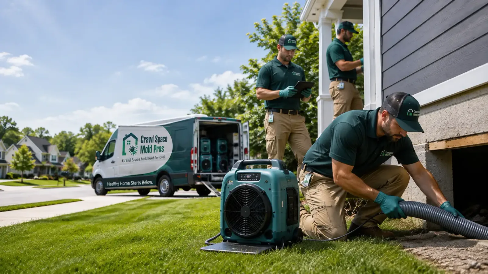 Crawl Space Mold Removal in Wauzeka, WI